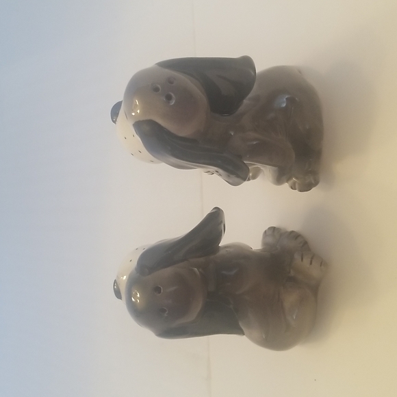 Bassett Hound Salt & Pepper Shakers Vintage - Picture 4 of 6
